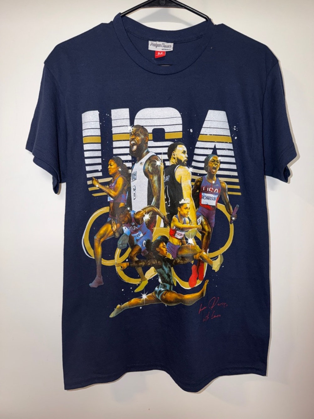 🇺🇸🏅🇺🇸 USA Athletes Paris Olympics Graphic Tee - Size M